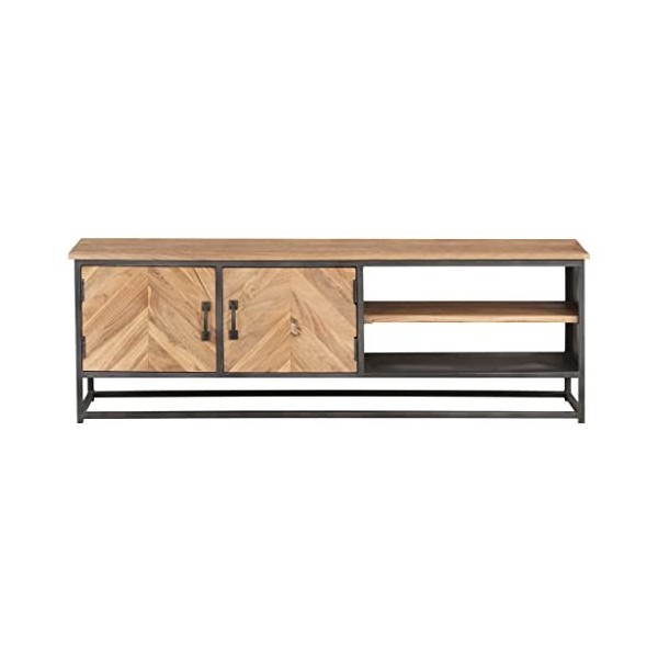 Meuble TV,Étagère TV Flottante, Support de Télévision Flottant Fixé au Mur Centre de Console Multimédia de Divertissement Gra