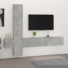 VEEKI Meuble TV, Meuble TV Suspendu, Meuble TV Industriel, Meuble TV Bois, Meuble Chambre, Convient pour Salon ou Chambre, En
