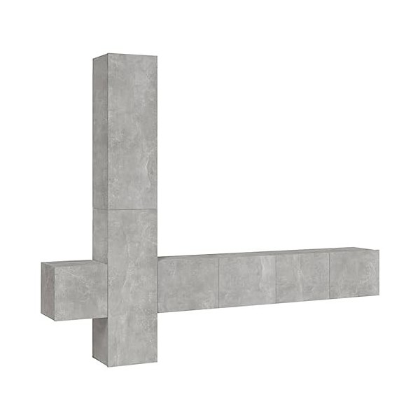 VEEKI Meuble TV, Meuble TV Suspendu, Meuble TV Industriel, Meuble TV Bois, Meuble Chambre, Convient pour Salon ou Chambre, En