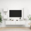 VEEKI Meuble TV, Meuble TV Suspendu, Meuble, Meuble TV avec Rangement，Meuble Industriel, Convient pour Salon ou Chambre, Ense