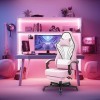 Ulody Chaise de jeu, chaise de gaming avec repose-pieds, chaise de bureau avec appui-tête et coussin lombaire, rotative à 360