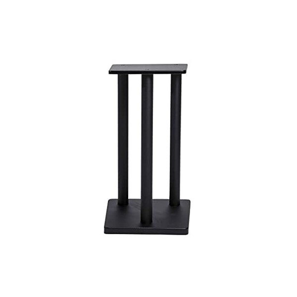 Entertainment Center Étagère pour haut-parleur Noir 75 cm de haut Convient pour lecteurs DVD, boîtes de câbles