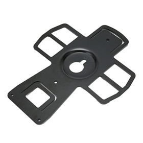 Supports Muraux Damplificateur Noirs, Support de Montage Mural Damplificateur sans Fil en Métal à Roulement Solide Polyvale