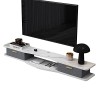 XIBANY Meuble TV Mural Console Média Murale,Meuble Mural Flottant pour Meuble TV,Étagère De Rangement Multimédia pour Salon C