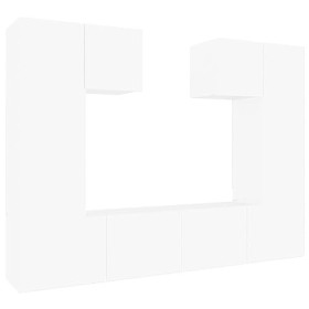 Meuble TV,Étagère TV Flottante, Support de Télévision Flottant Fixé au Mur Centre de Console Multimédia de Divertissement Gra