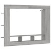 MATTUI Meubles-TV Meuble TV Gris Sonoma 152x22x113 cm Bois dingénierie