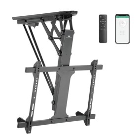 Maclean MC-880T Support électrique pour TV, Support TUYA, Max VESA 600x400, pour Murs inclinés, télécommande, 32"-70", 35kg,
