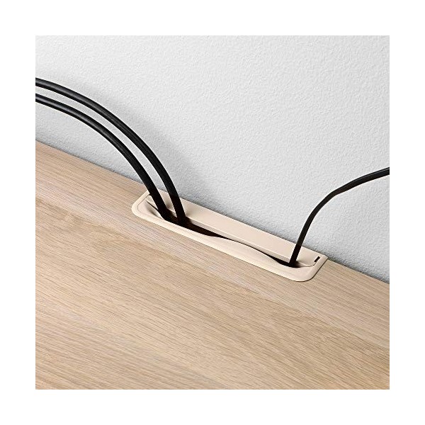 Ikea BESTÅ Banc TV 120 x 40 x 64 cm Effet chêne teinté blanc