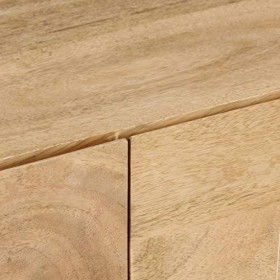 mewmewcat Meuble TV 145 x 30 x 41 cm Bois Massif de manguier