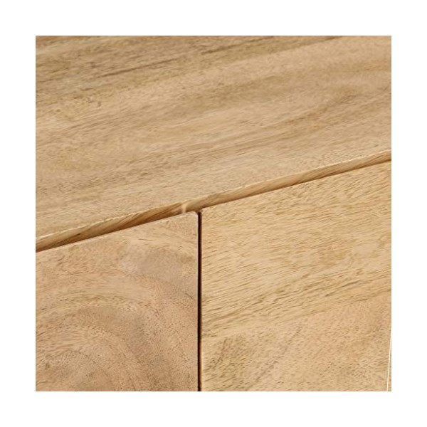 mewmewcat Meuble TV 145 x 30 x 41 cm Bois Massif de manguier
