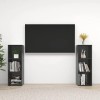 DCRAF Centres de divertissement et meubles TV, meubles TV 2 pièces gris brillant 107 x 35 x 37 cm en bois dingénierie