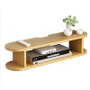 SORVA Support de boîtier décodeur en Bois Massif, étagère de composant de Meuble TV Flottant, Console de Meuble TV Murale pou
