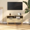 XLUMIO Meubles-TV Meuble TV Chêne Sonoma 90x40x48,5 cm Bois dingénierie