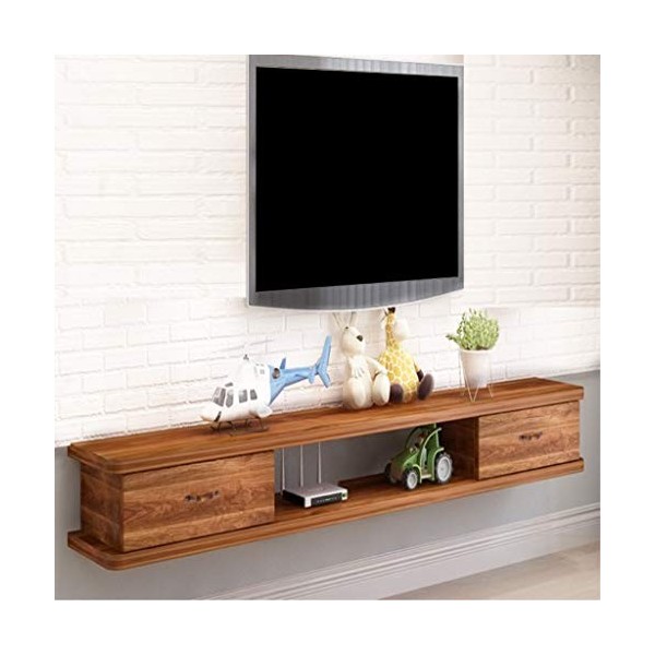 Flottant Audio/Vidéo TV Stand Montage Mural Meuble TV Media Console TV étagère Murale Media Console Murale Fond étagère de Ra