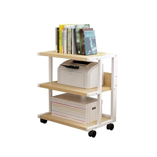 YCOVSFP Support Multimédia AV À 3 Niveaux, Support Dangle, Cadre Dangle En Bois, Armoire Stéréo, Tour Audio, Support De Sto