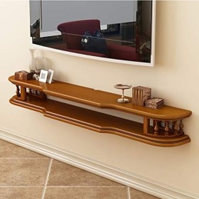 GLHalfM Meuble TV Flottant Meuble TV Suspendu Meuble TV Mural Meuble TV Suspendu Divertissement Media Center Console de Stock