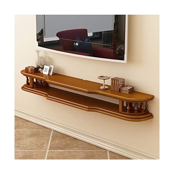 GLHalfM Meuble TV Flottant Meuble TV Suspendu Meuble TV Mural Meuble TV Suspendu Divertissement Media Center Console de Stock