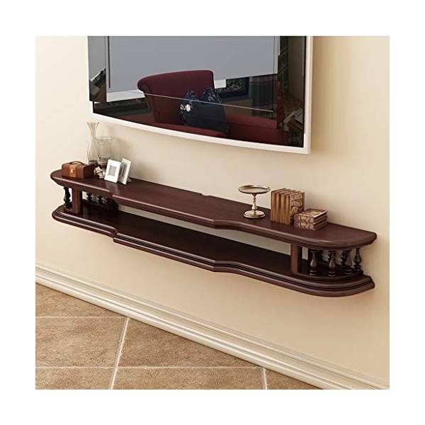GLHalfM Meuble TV Flottant Meuble TV Suspendu Meuble TV Mural Meuble TV Suspendu Divertissement Media Center Console de Stock