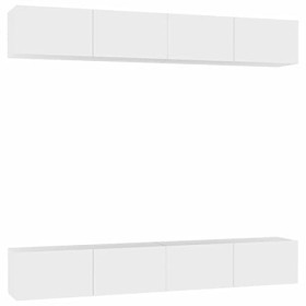 Chenshu Meubles TV Meuble TV Mural Grand Espace de Rangement Meuble Television Table TV Salon Table Television Meubles TV 4 p