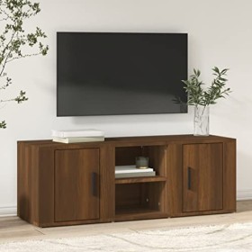 VEEKI Meuble TV, Meuble TV Suspendu, Meuble TV Industriel, Meuble TV Bois, Meuble Chambre, Convient pour Salon ou Chambre, Ch