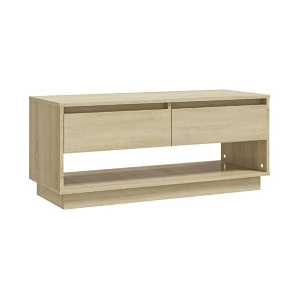 Générique Meuble TV Chêne Sonoma 102x41x44 cm Aggloméré,24.5 KG,809488, Meubles, Meubles TV