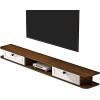 EsEntL Meuble TV Mural Console Multimédia Meuble TV Mural, Étagère de Composant de Meuble TV Flottant 100/120/140Cm, Étagère 