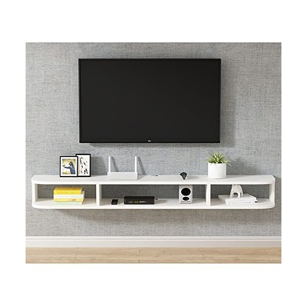 Kamnik Étagère TV Flottante Étagère TV Murale, Composant darmoire de Centre de Divertissement Meuble TV Flottant, pour unité