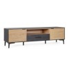 Decorspace Meuble TV "Allycia" pour intérieur 154 x 40 x 44h cm