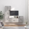 VEEKI Meuble TV, Meuble TV Suspendu, Meuble TV Industriel, Meuble TV Bois, Meuble Chambre, Convient pour Salon ou Chambre, En