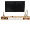 EsEntL Meuble TV Mural Meuble TV Flottant, Console multimédia Murale, étagère de Rangement multimédia pour Salon, Chambre à C
