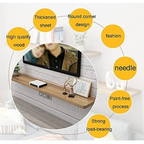 StrOux Meuble TV Flottant Meuble TV Meuble TV Unités Murales pour Salon Meuble TV Flottant Console TV en Bois pour Salon Meub