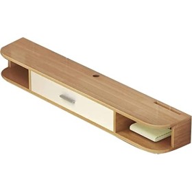 Uvency Meuble Tv Flottant Étagère de Composants Unité de Stockageo Vidéo Console Multimédia Murale Meuble Tv Flottant Avec Po