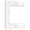 vidaXL Ensemble de Meubles TV 7 pcs Blanc Bois dingénierie