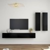 VEEKI Meuble TV, Meuble TV Suspendu, Meuble, Meuble TV avec Rangement，Meuble Industriel, Convient pour Salon ou Chambre, Ense