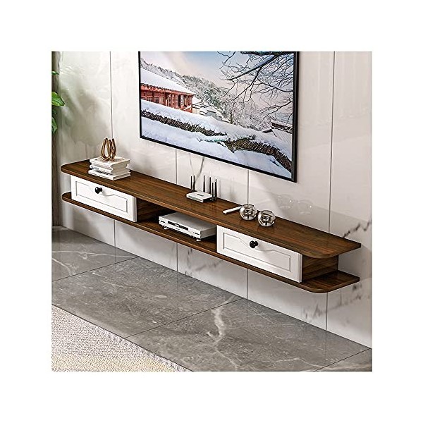 EGOMED Meuble TV Flottant Meuble TV Meuble TV Unités Murales pour Salon Meuble TV Flottant Console TV en Bois pour Salon Meub