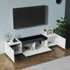 RCBDBSM Lowboard, Commode TV, Buffet, Meuble TV pour Salon, Beaucoup despace de Rangement, 170 x 35 x 42 cm, Table TV pour C