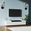 RCBDBSM Lowboard, Commode TV, Buffet, Meuble TV pour Salon, Beaucoup despace de Rangement, 170 x 35 x 42 cm, Table TV pour C