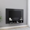 Meuble TV Suspendu | Style Elégance | Rangement matériel TV télé Audio Video Gaming | 120x23,5x90cm Gris