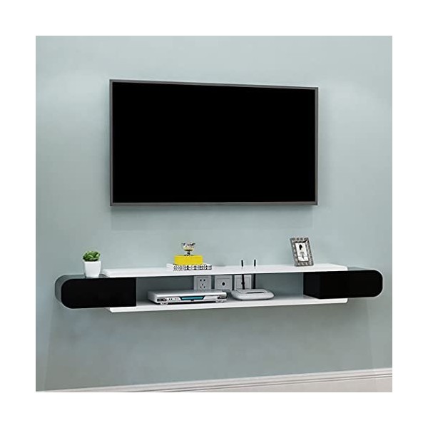 Meuble TV flottant meuble TV flottant étagère TV murale centre de divertissement console multimédia en bois composant de clap