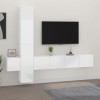 VEEKI Meuble TV, Meuble TV Suspendu, Meuble TV Industriel, Meuble TV Bois, Meuble Chambre, Convient pour Salon ou Chambre, En