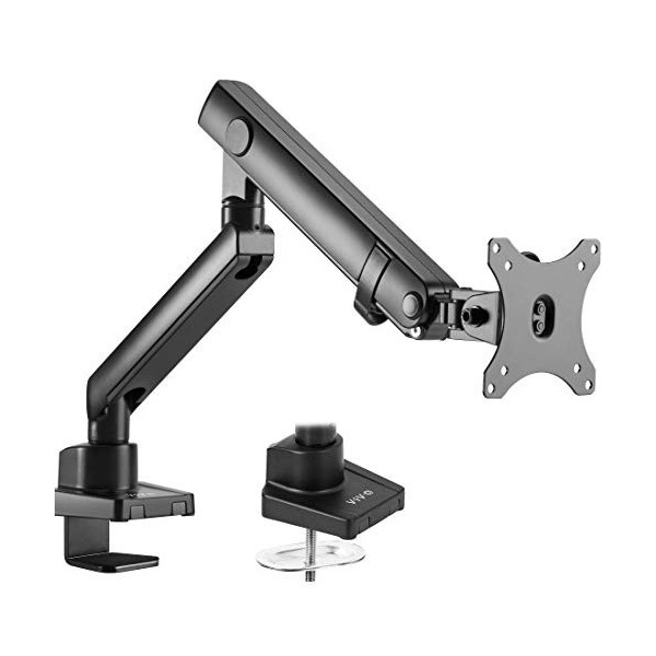 VIVO Support de bureau en aluminium avec bras de levage pour écran jusquà 32" STAND-V101BB 