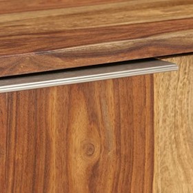 Meuble TV avec 2 Portes | Style Industriel | Rangement matériel télé Audio Video Gaming | 118x30x40cm Marron