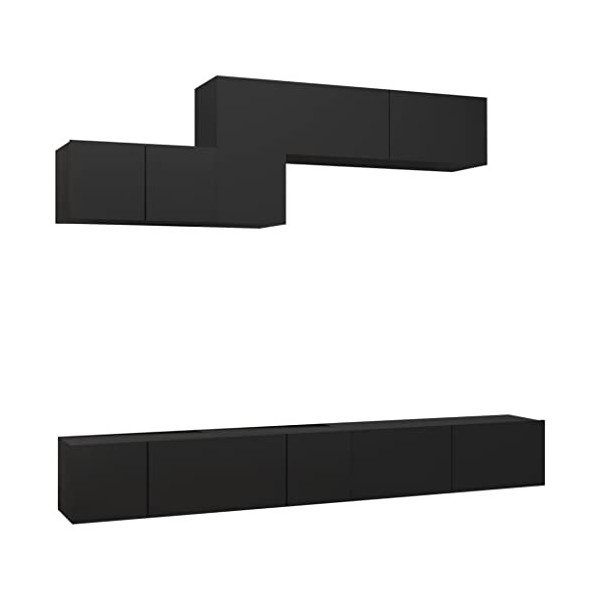 VEEKI Meuble TV, Meuble TV Suspendu, Meuble, Meuble TV avec Rangement，Meuble Industriel, Convient pour Salon ou Chambre, Ense