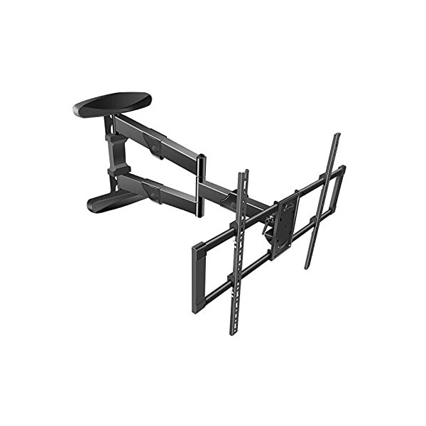 hkwshop Support TV sur Pied TV Mural LA TÉLÉ Support 37"-75" Rotation de la Rotation dinclinaison LA TÉLÉ Support à Trois Br