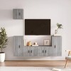 VEEKI Meuble TV, Meuble TV Suspendu, Meuble TV Industriel, Meuble TV Bois, Meuble Chambre, Convient pour Salon ou Chambre, En