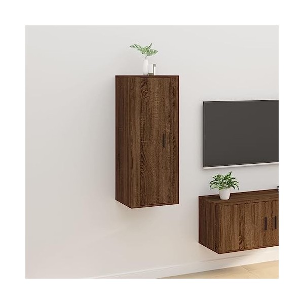 VEEKI Meuble TV, Meuble TV Suspendu, Meuble, Meuble TV avec Rangement，Meuble Industriel, Convient pour Salon ou Chambre, Mura