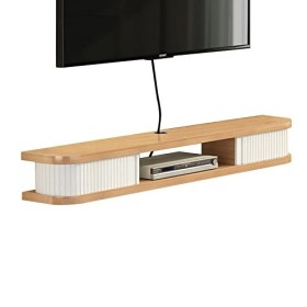 EsEntL Meuble TV Mural 31,4/39,3/47,2/55,1 Pouces Meuble TV Flottant Mural, Console multimédia, étagère de Rangement pour Div