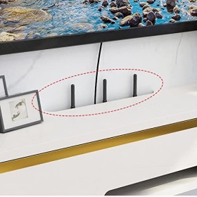 EGOMED Meuble TV Flottant Meuble TV Flottant, Meuble de Rangement Mural pour téléviseur Étagère de Rangement multimédia en Bo