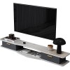 EsEntL Meuble TV Mural, Meuble TV Flottant, Console Multimédia Murale, Étagère de Rangement Multimédia pour Salon Chambre, 10