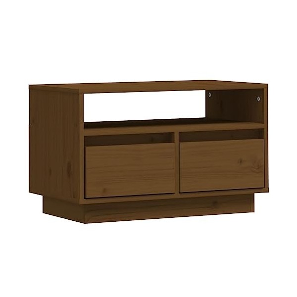 WREWING Meuble TV,Bas Table TV Support de Télévision en Bois pour Salon Chambre Salle à Manger,Support pour Téléviseur Jusqu’